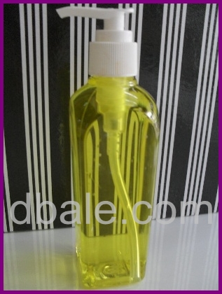 ขวดpetใส+หัวปั้ม เหลี่ยมมน 250ml
