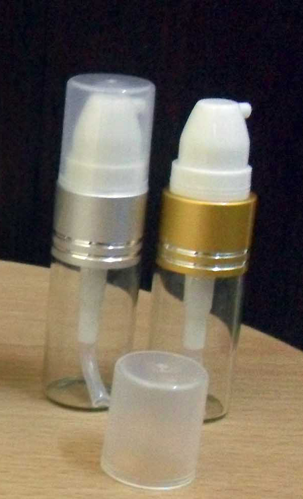ขวดแก้วใสหัวปั้ม10ml