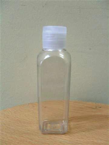 ขวดLVเหลี่ยมฐานแคบ 100ml ฝาป๊อกแป๊กเบอร์ 24