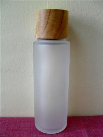 ขวดแก้วขุ่น+ฝาเกลียวไม้ 50ml