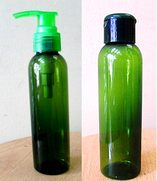 ขวดpet กลมเขียวมะกอก 200ml คอ 24มม. Li