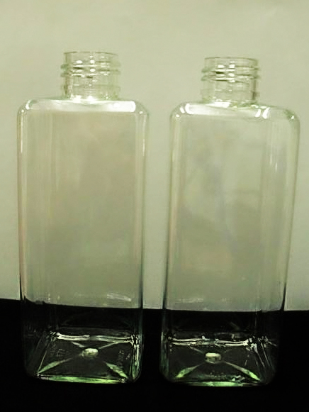 ขวด pet เหลี่ยม SB 200 ml. สีใส คอ 24 มิล.