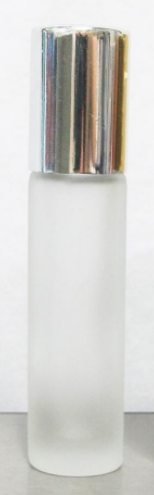 แก้วขุ่นลูกกลิ้งฝาเงินเงา5ml