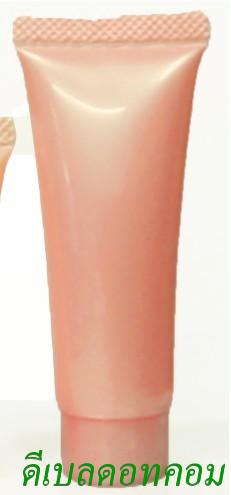 หลอดมุกสีชมพูฝาเกลียวสีชมพู 10 มล. (dcode: 96)