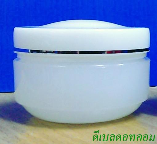 กระปุกโอเลย์สีขาว 30 กรัมฝาขาวkเงิน (dcode:458)