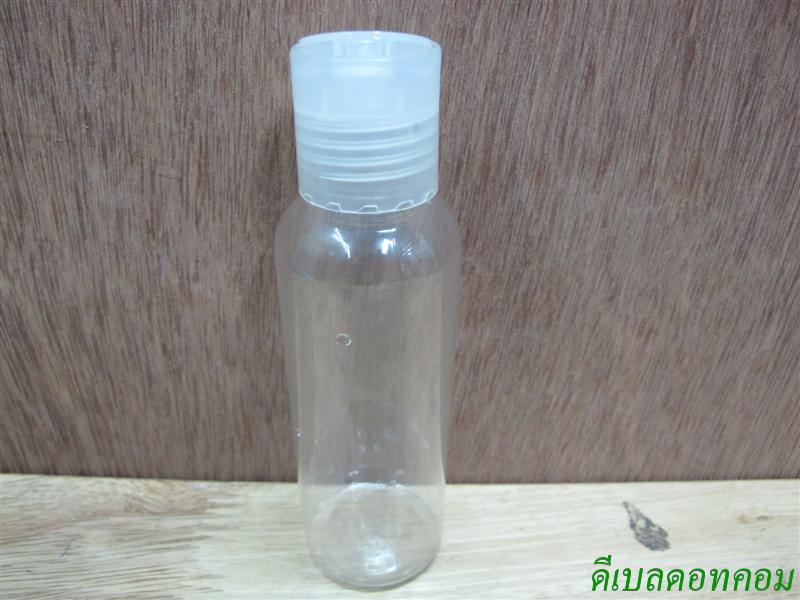 ขวดpet-003(100ml)+ฝากดสีใส 24มม.
