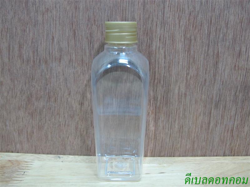 ขวดLU(200ml)+ฝาเกลียวพลาสติกสีทอง24มม.