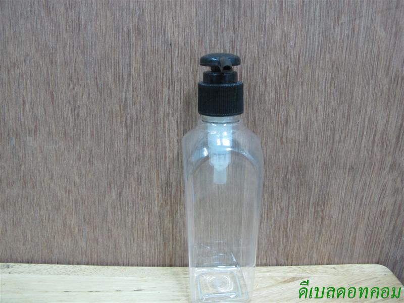 ขวดLU(200ml)+หัวปั้มกระดุมงาช้างดำ 24มม.