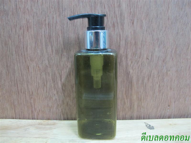 SB-180ml(สีเขียวมะกอก)+หัวปั้มดีดสีดำปากเป็ดขอบเงินเงา   24มม.
