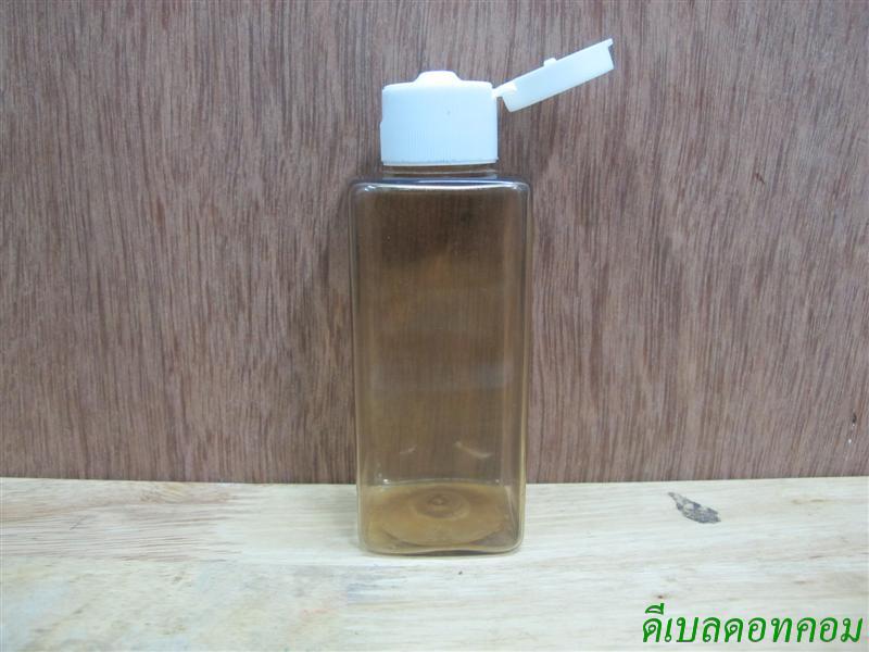 SB-120ml( สีชาทอง)+ฝาป๊อกแป๊กสีขาว 24มม.