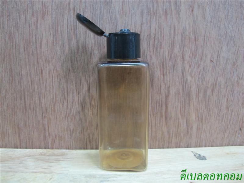 SB-120ml( สีชาทอง)+ฝาป๊อกแป๊กสีดำ 24มม.