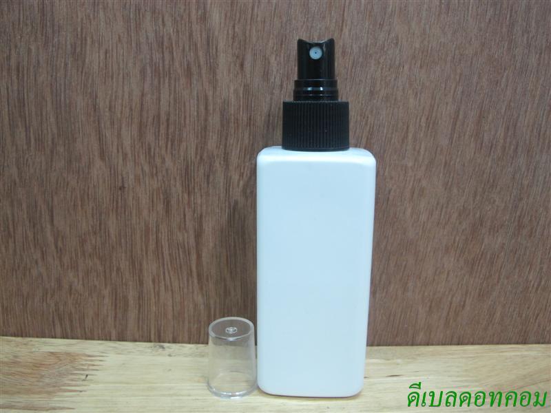 pet เหลี่ยม SB 180สีขาว+สเปรย์ดำฝาครอบใส 24มม.