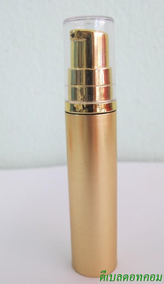 ขวดสูญญากาศ(ทึบแสง) สีทอง ฝาใส 5ml