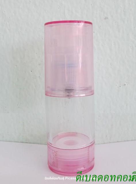 ขวดสุญญากาศ01-ใส30 กรัม สีชมพู