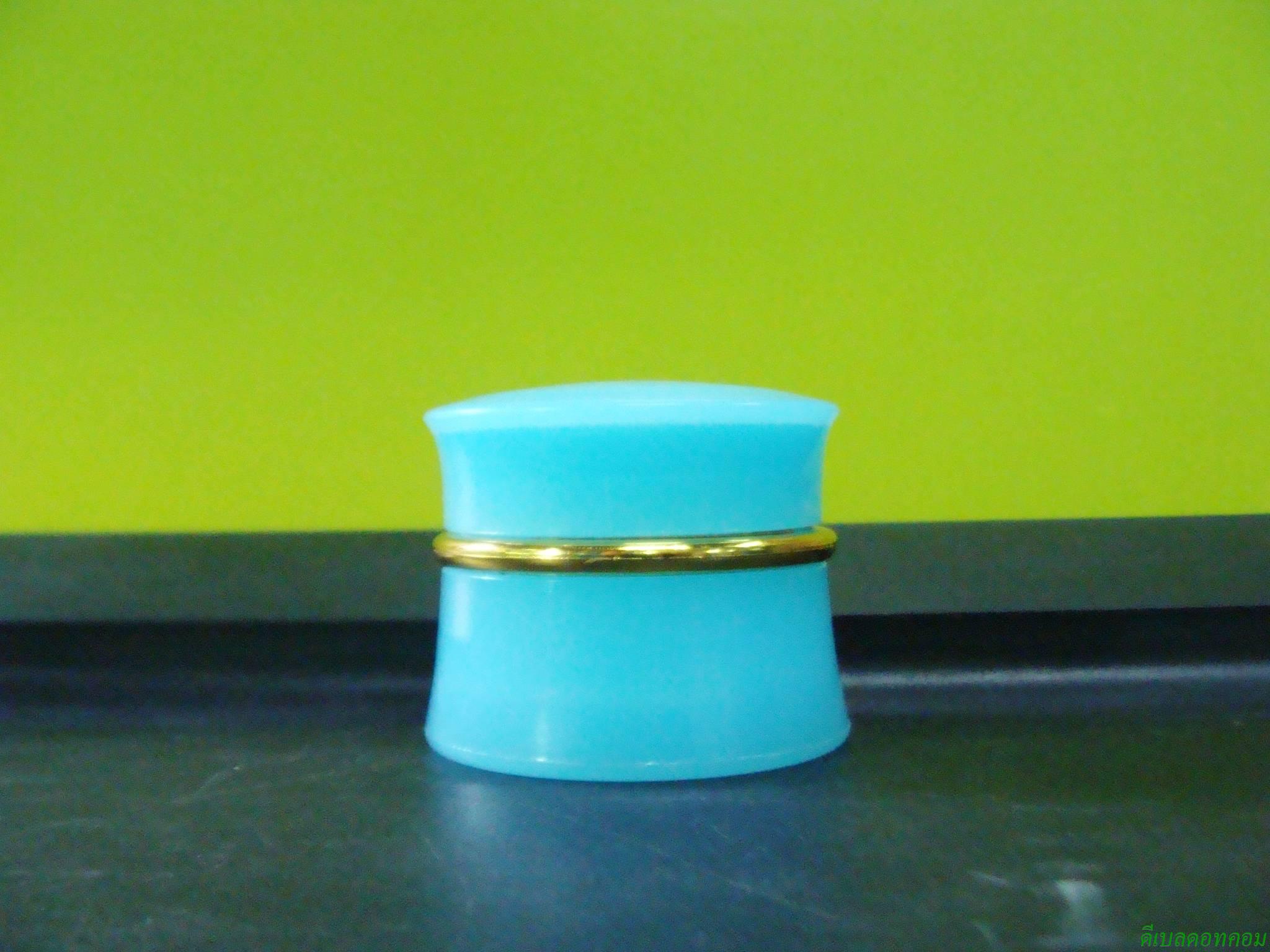 กระปุก 5 กรัม เอวคอด สีฟ้าkทอง(09)