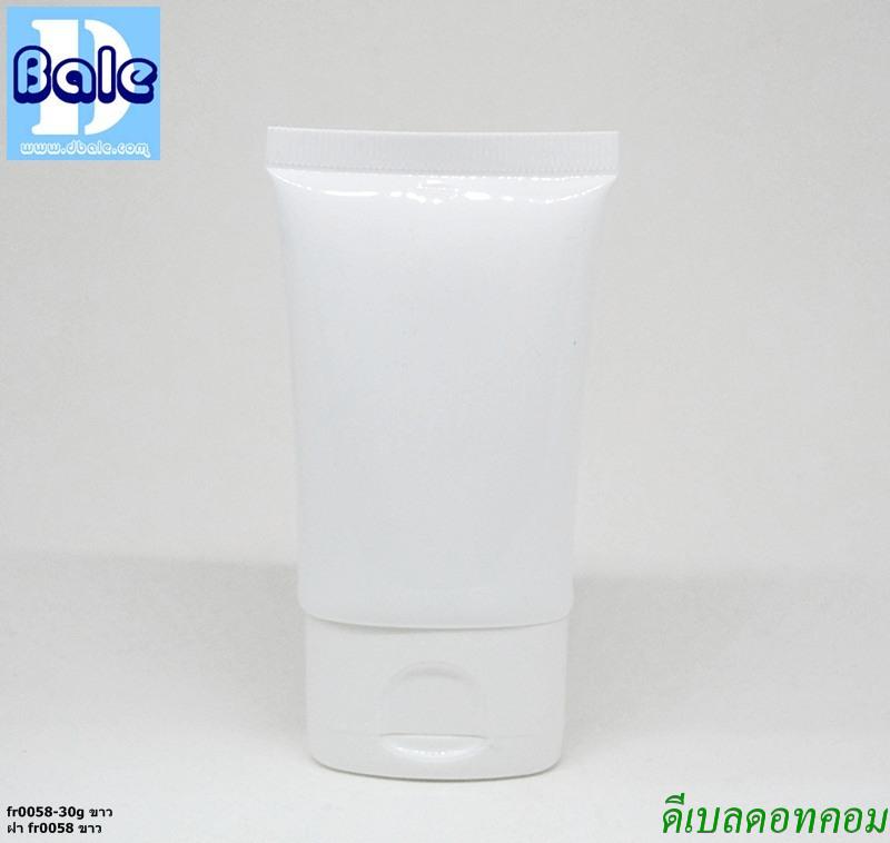 หลอดแบน +ฝาป๊อกแป๊ก 30ml