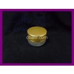 กระปุกข่นทรงฐานมน ฝาทองขอบทองเงา ขนาด 5ml