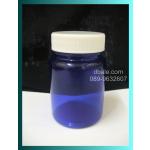 กระปุกยาเม็ดสีน้ำเงินฝาขาวขุ่น 120 กรัม