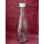 ขวดโบลิ่งแก้วใสฝาอลูมิเนียม350ml