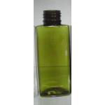ขวด pet เหลี่ยม SB 120 ml. สีเขียวมะกอก คอ 24 มิล.