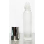 แก้วขุ่นลูกกลิ้งฝาเงินเงา8ml
