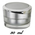 กระปุกฝากลมเงินขอบเงินเงา 30ml