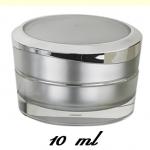 กระปุกฝากลมเงินขอบเงินเงา10 กรัม (ทรงเตี้ย)