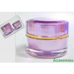 กระปุกกลมตรงฝาพิเศษสีม่วง 5กรัม