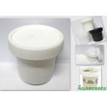 กระปุกโยเกิร์ต 100 กรัม สีขาว (HDPE-PP)