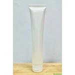 หลอดบีบ สีขาวมุก(เคลือบเงา) 500ml ฝาป๊อกแป๊ก ทรงผอมสูง (dcode: 737)