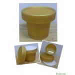 กระปุกโยเกิร์ต 100 กรัม สีทอง (HDPE-PP) (730)