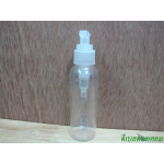 ขวดpet-003(100ml)+หัวปั้มดีดใสปากเป็ด 24มม.