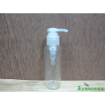 ขวดpet-003(100ml)+หัวปั้มกระดุมงาช้างใส 24มม.