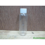 ขวดpet-003(100ml)+ฝาเกลียวพลาสติกสีขาว 24มม.
