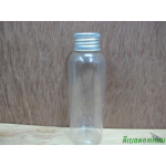 ขวดpet-003(100ml)+ฝาอลูมีเนียมม้วนขอบ24มม.