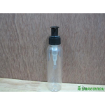 ขวดpet-003(120ml)+หัวปั้มดีดดำปากเป็ด24มม.