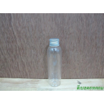 ขวดpet-003(120ml)+ฝาอลูมีเนียมม้วนขอบ24มม.