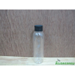 ขวดpet-003(120ml)+ฝาเกลียวพลาสติกสีดำ24มม.