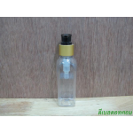 ขวดLU(100ml)+หัวปั้มดีดดำปากเป็ดทองด้าน24มม.