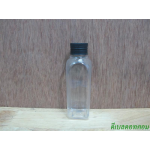 ขวดLU(100ml)+ฝาเกลียวพลาสติกสีดำ24มม.