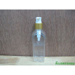 ขวดLU(200ml)+หัวปั้มดีดขาวปากเป็ดทองด้าน 24มม.