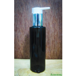 ขวด PET 120ml(กลมเขียวมะกอกไหล่ตัด )+ปั้มขาวเงินเงาคอ 24 มม.