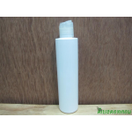 ขวดpet ขาวแป้งทรงกลมกระบอก 200 ml+ฝากดสีใส 24มม.