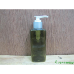 SB-180ml(สีเขียวมะกอก)+หัวปั้มดีดขาวปากเป็ดขอบเงินด้านคาดริ้ว  24มม.