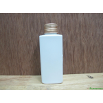 SB-120ml(ขาว)+ฝาอลูมีเนียมม้วนขอบสีทอง 24มม.