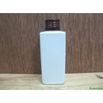 SB-120ml(ขาว)+ฝาอลูไม่ม้วนขอบสีน้ำตาล  24มม.