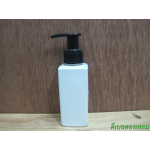 SB-120ml(ขาว)+หัวปั้มดีดสีดำปากเป็ด  24มม.