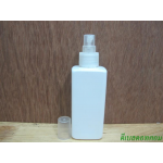 pet เหลี่ยม SB 180สีขาว+สเปรย์ใสฝาครอบใส 24มม.