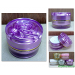 กระปุกกุหลาบ 15 กรัม สีม่วงคาดทอง