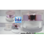 กระปุกกุหลาบใส 30 กรัม ฝาเงินdcode:2889